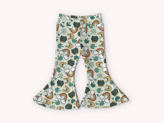 Pot of Gold St. Patrick's Day Bell Bottoms