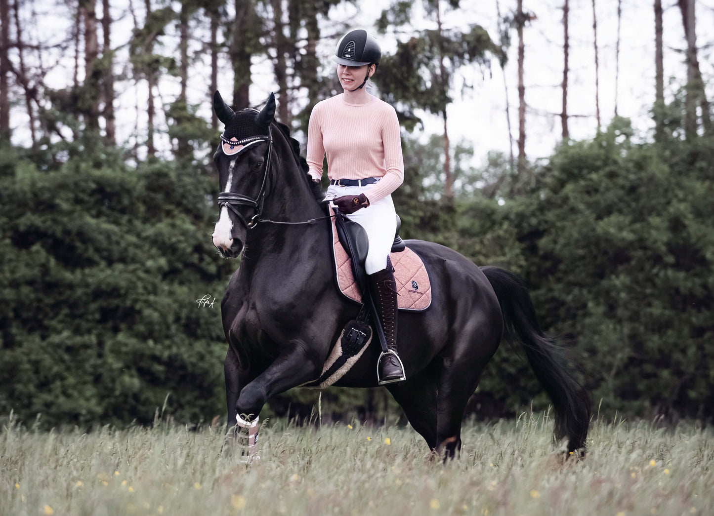 Rose Quartz Saddle Pad Set