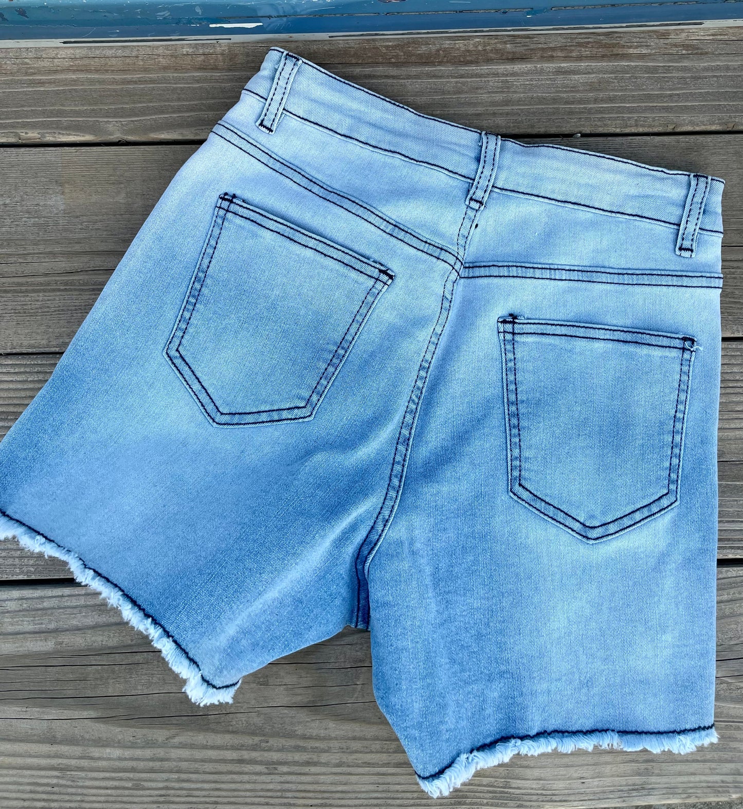 Aztec Denim Shorts