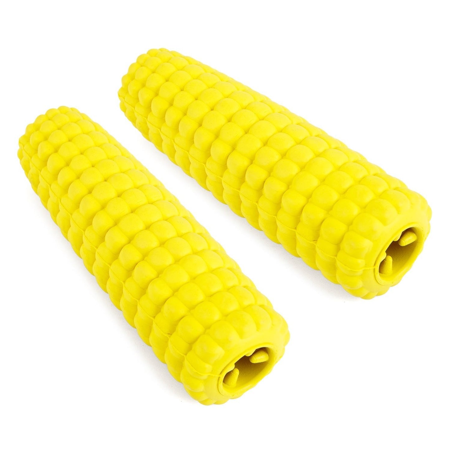 Jeffers Corn Cob Natural Rubber Treat Dispensing Dog Chew Toy with Dental Benefits