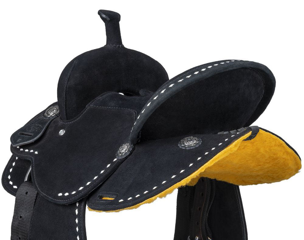 King Series Youth Stratford Suede Barrel Saddle