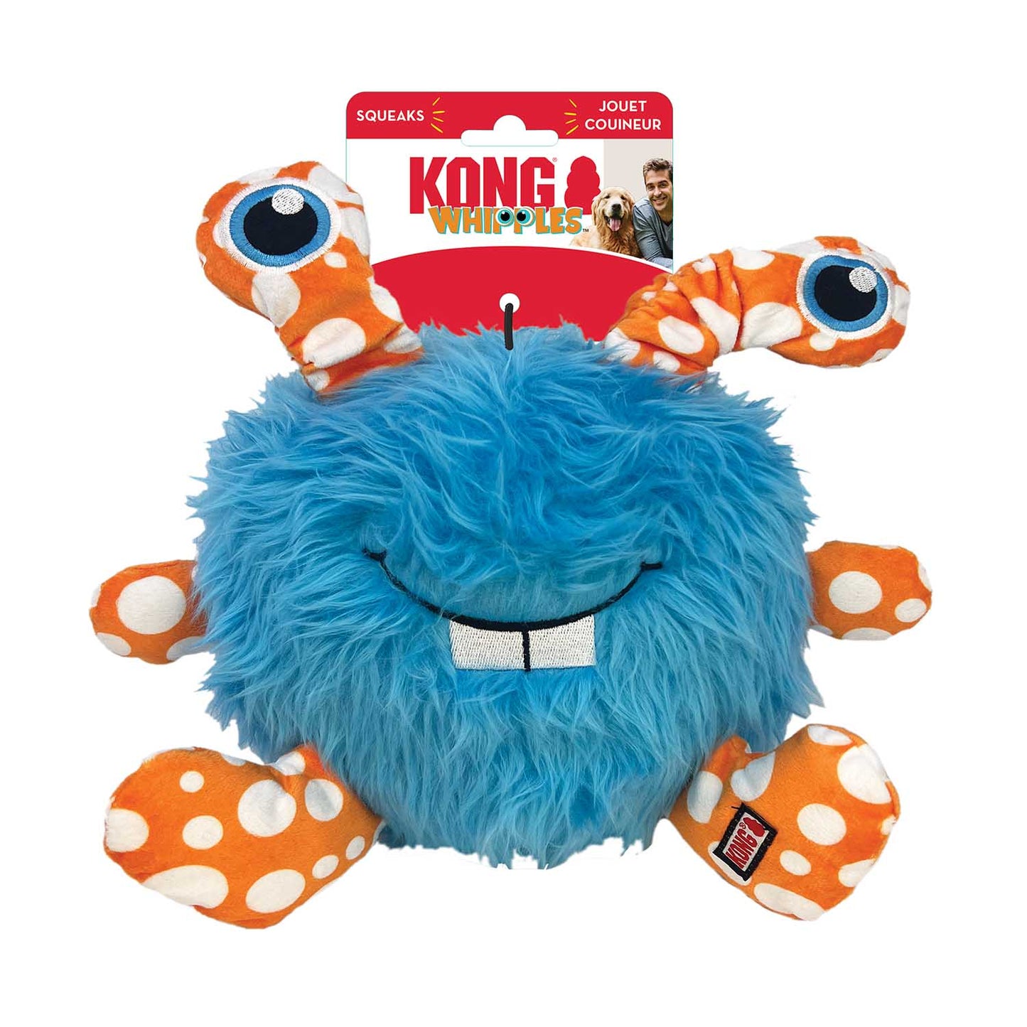 KONG Whipples Squeaker Dog Toy, XL