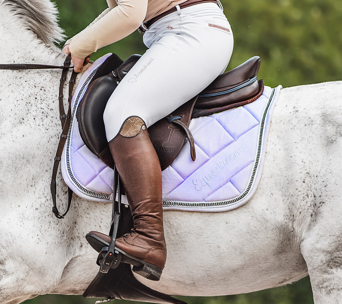 Frosted Lilac Saddle Pad