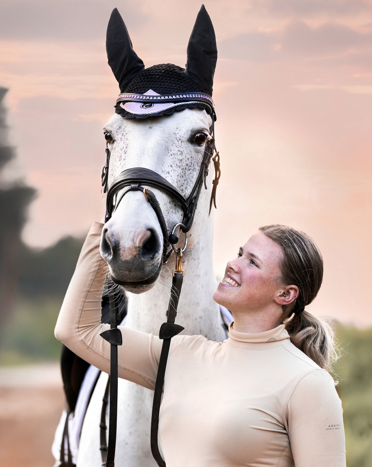 Frosted Lilac Browband