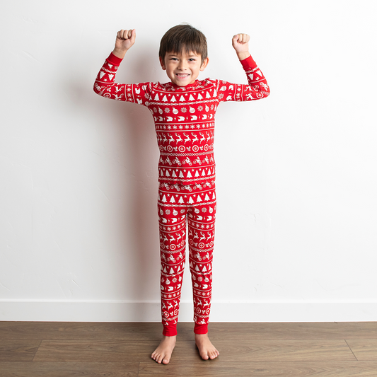 Two Piece Christmas Pajama Set