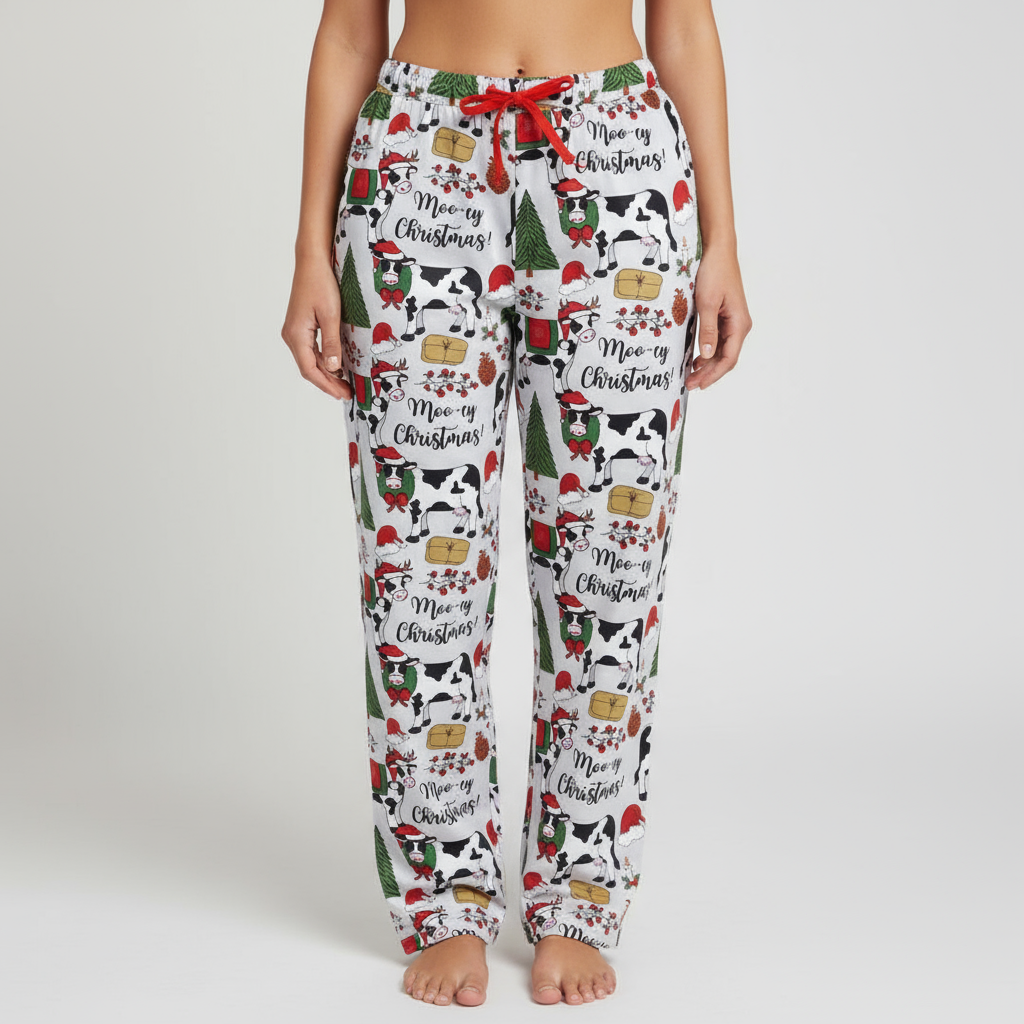 MOOEY CHRISTMAS Pajamas, Kids Farm Christmas Pajamas