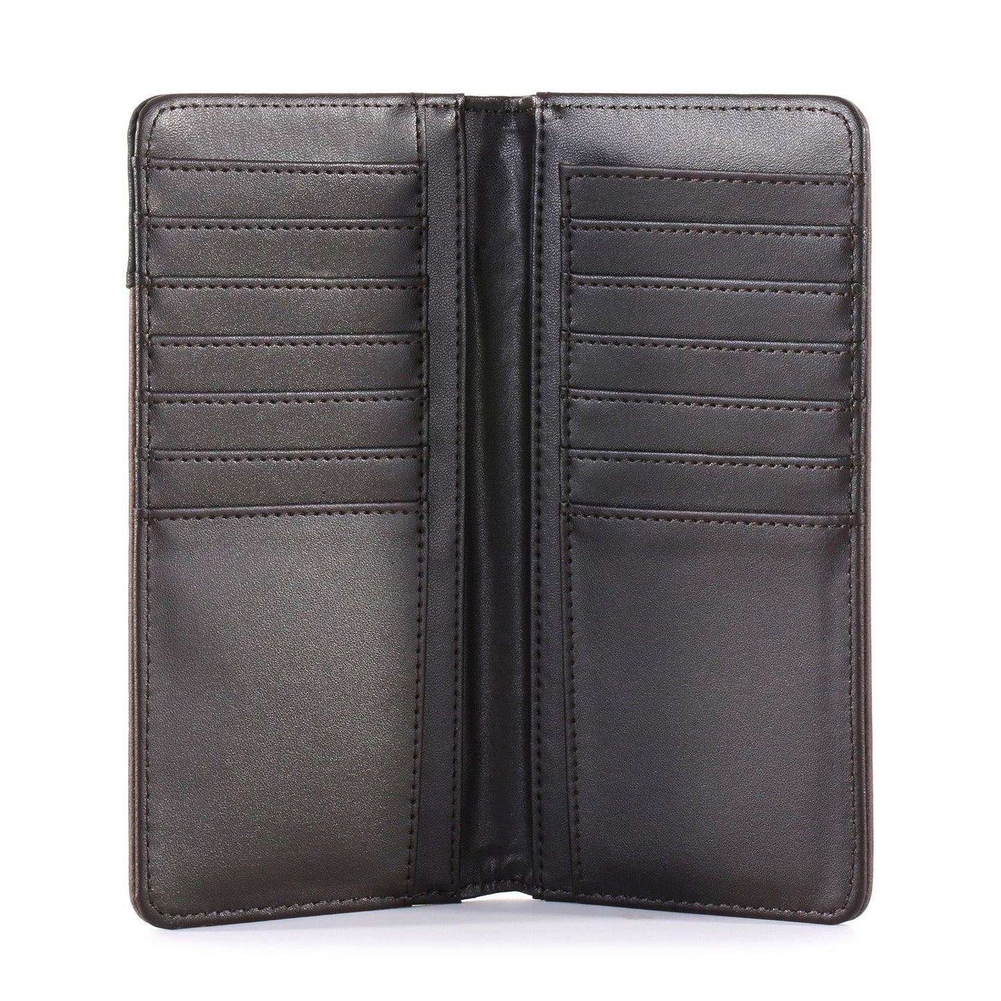 Navajo Concho Men’s Western Long Bifold Wallet – PU Leather