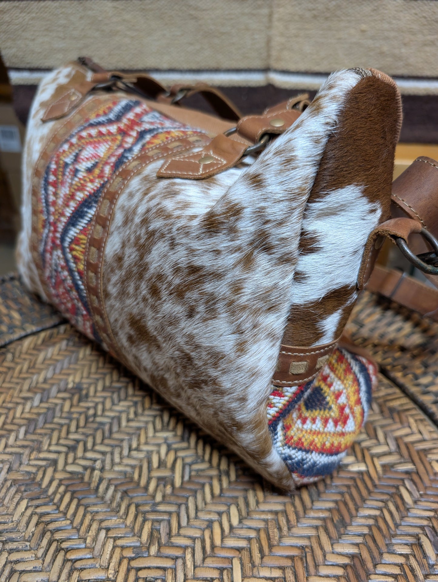 Myra Brown Splash Mini Duffle/ Purse