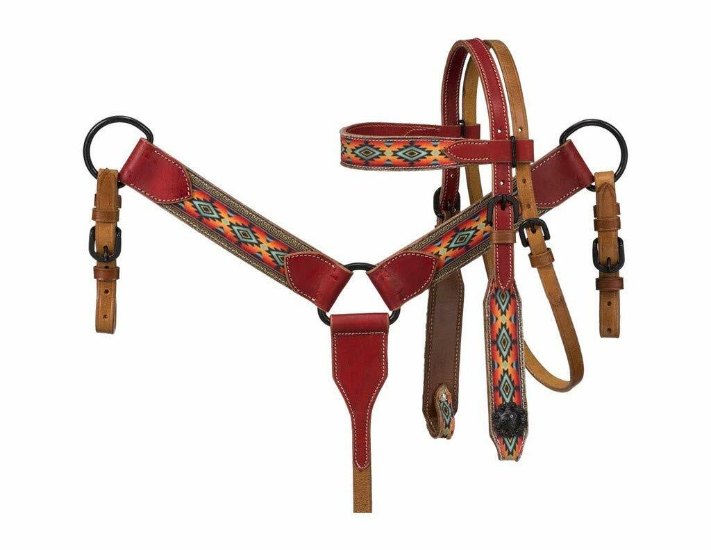 Tough 1 Mini Printed Headstall/Breast Collar Set