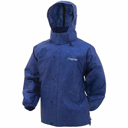 Frogg Toggs Men’s Pro Action Jacket – Royal Blue, Size Small | Waterproof Rain Gear
