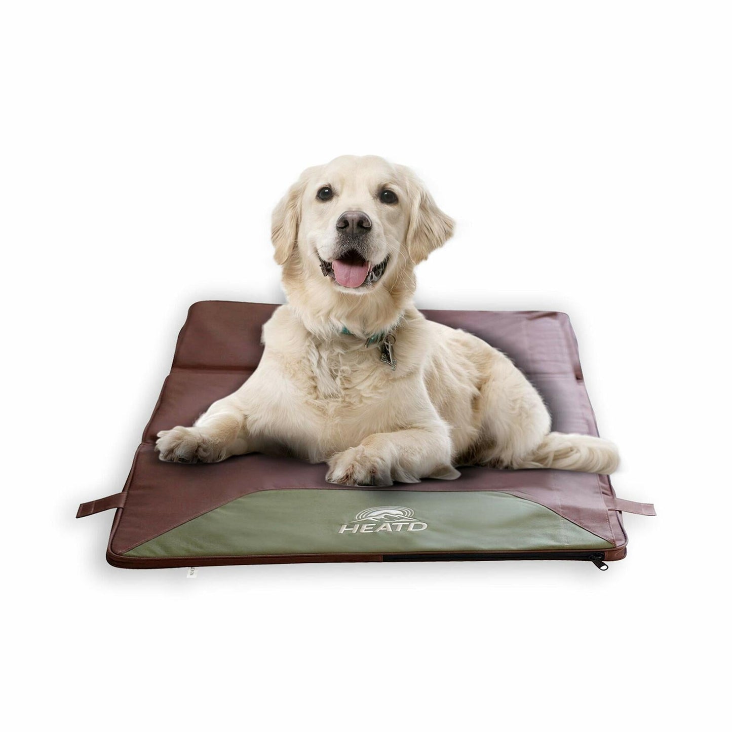 Dog Pet Bed Mattress with Removable Heating Pad, Rechargeable Battery & Cooling Pad Slots