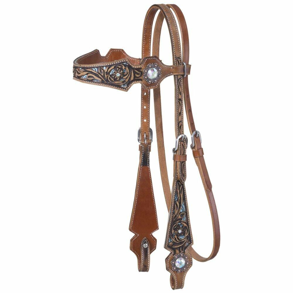 Silver Royal Skylar Browband Headstall