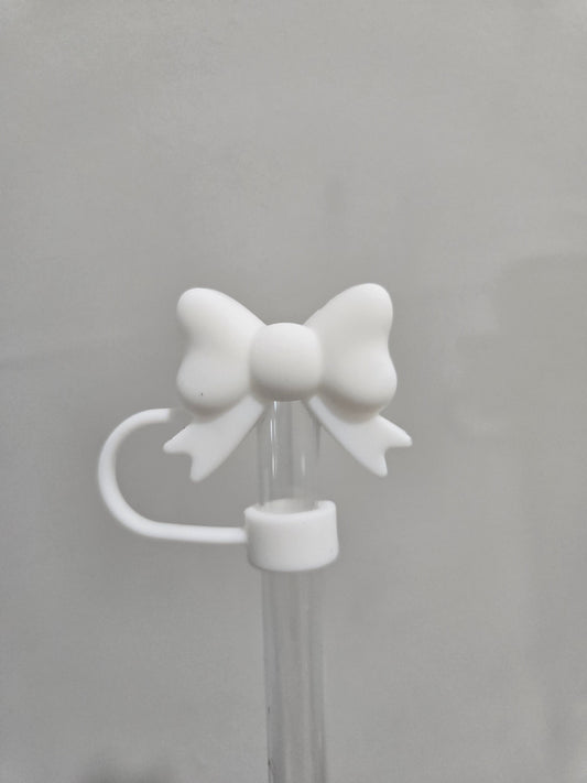 10MM WhiteBow Strawtopper