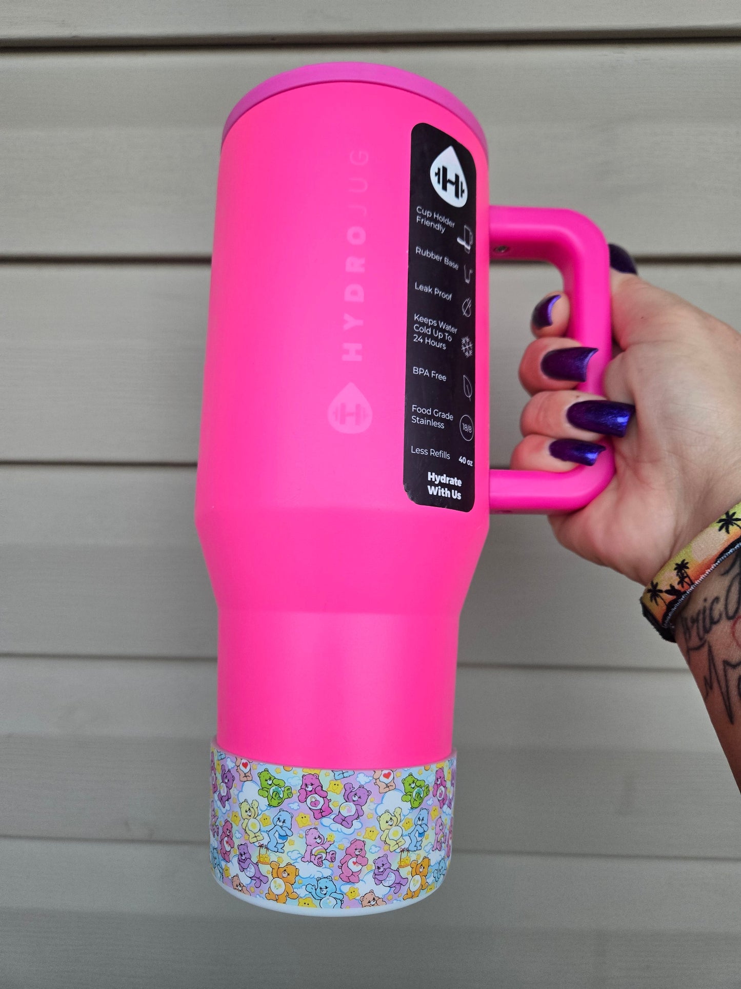 Carebears Silicone Boot Bumper Sleeve for Tumblers
