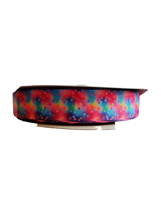 Rainbow Galaxy Nylon Dog Collar