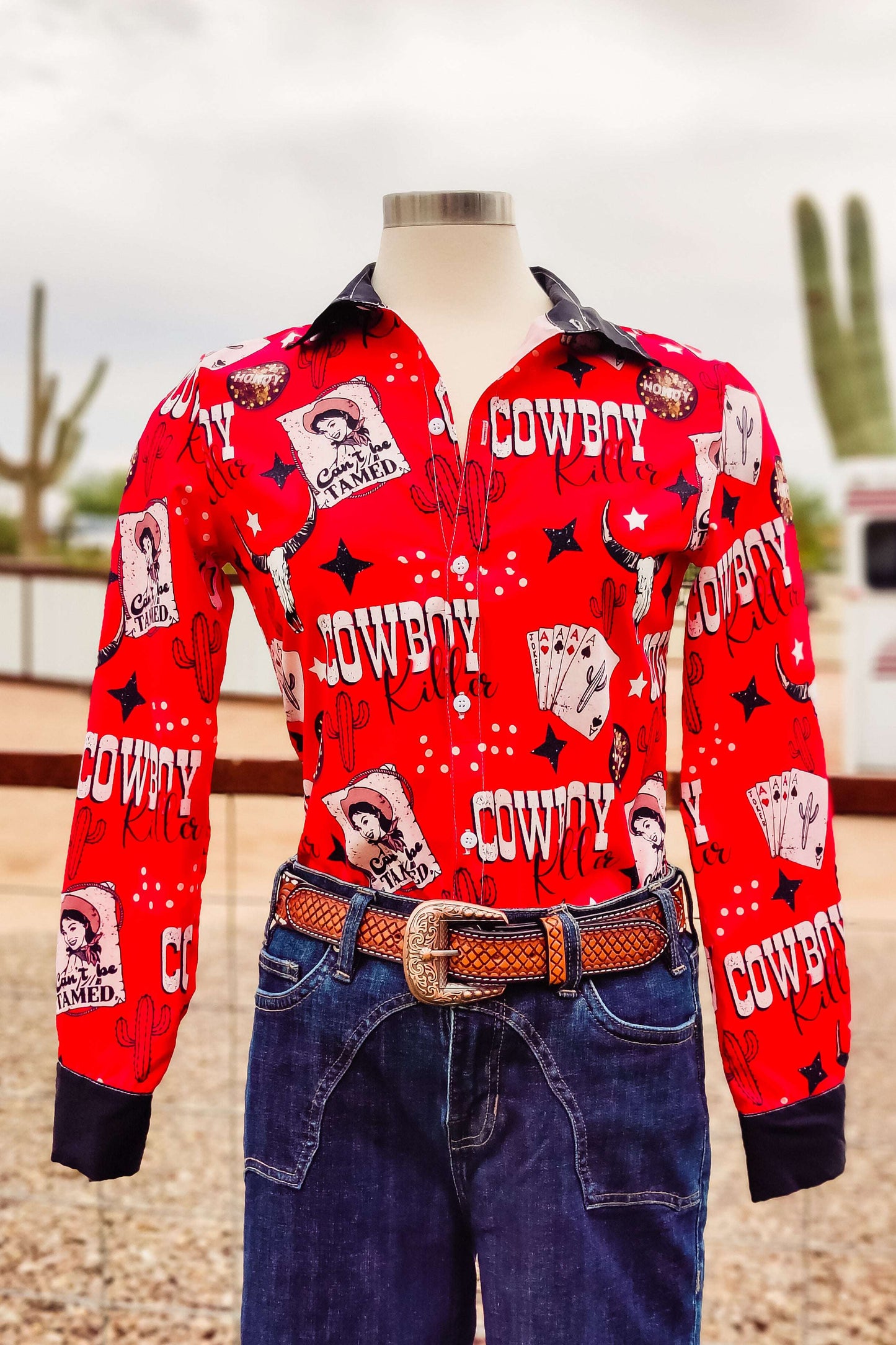 Royal Flush Button Down