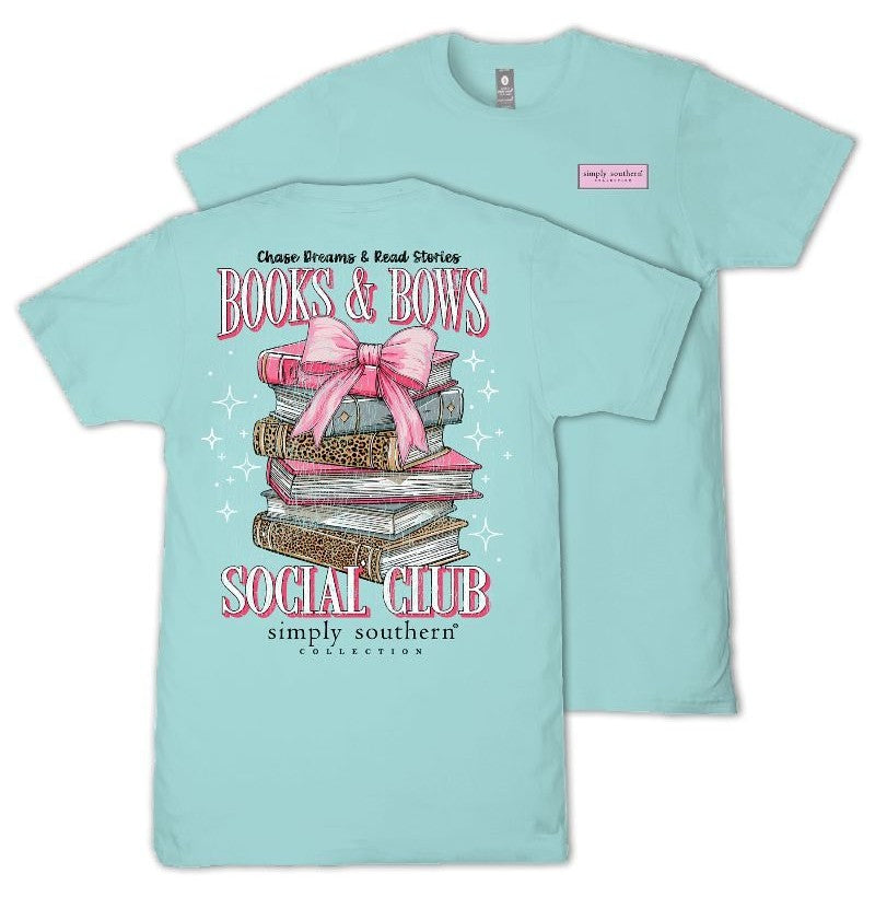 Chase Dreams & Read Stories - Books & Bows Social Club - S26 - SS - Adult T-Shirt