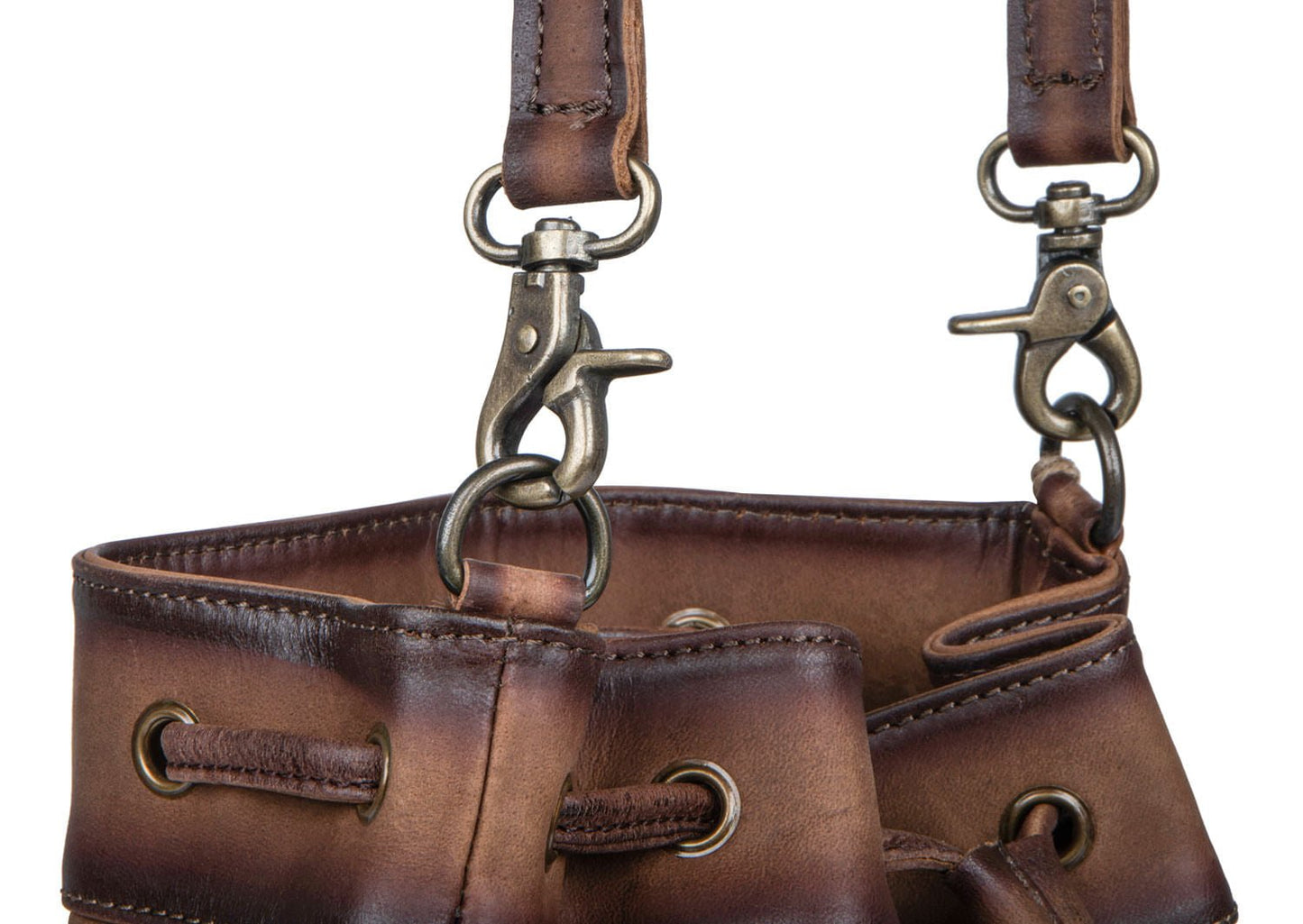 STS Cowhide Bucket Bag