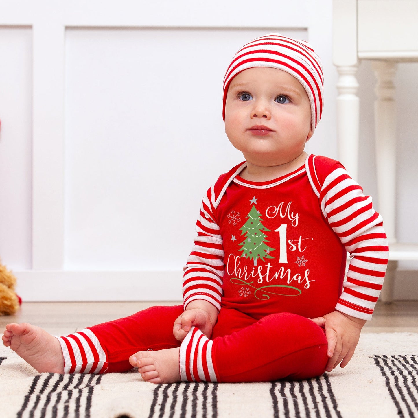 My 1st Christmas Romper