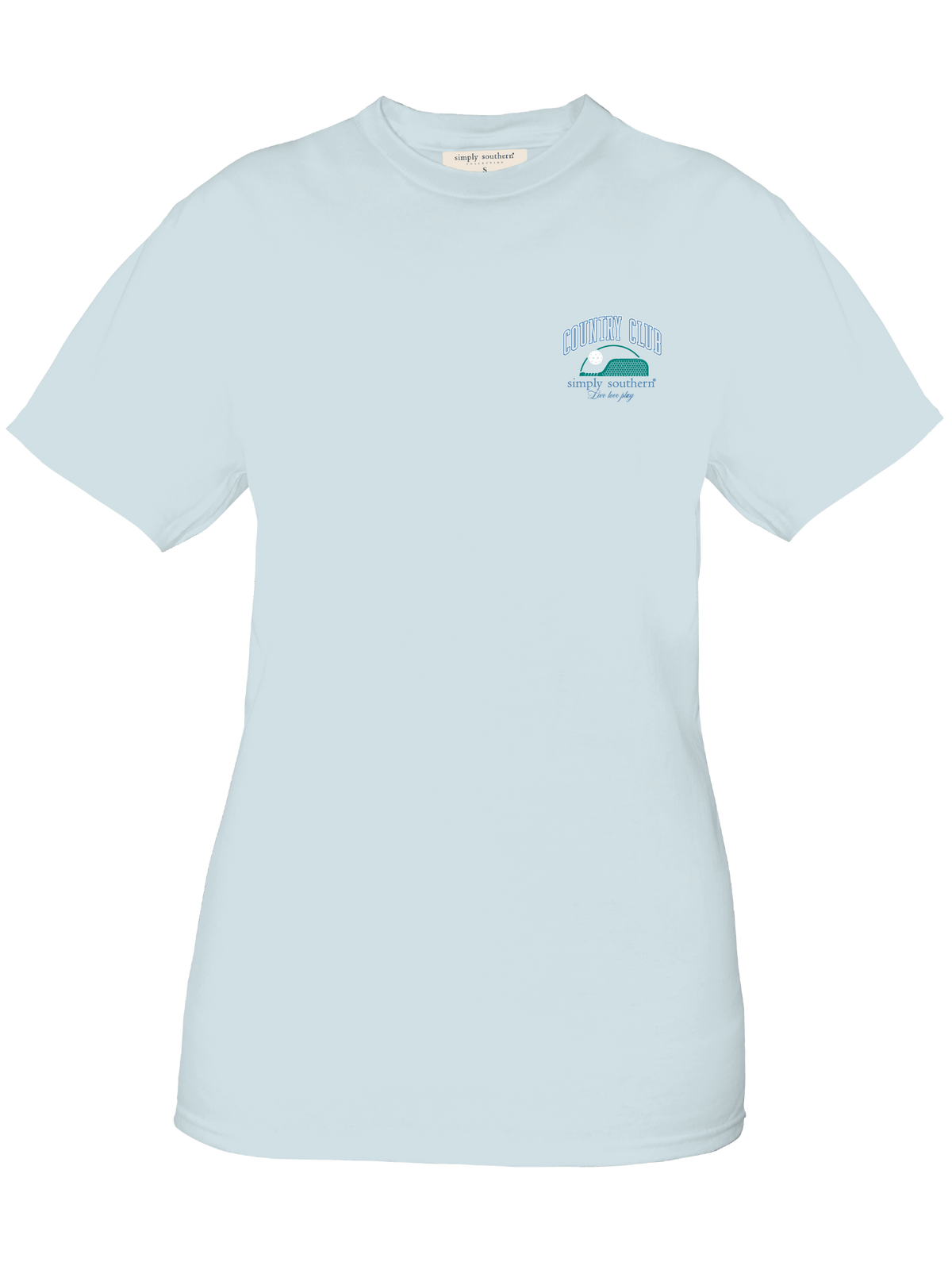 Club - Country Club - Pickle Ball - Live Love Play - SS - S24 - Adult T-Shirt