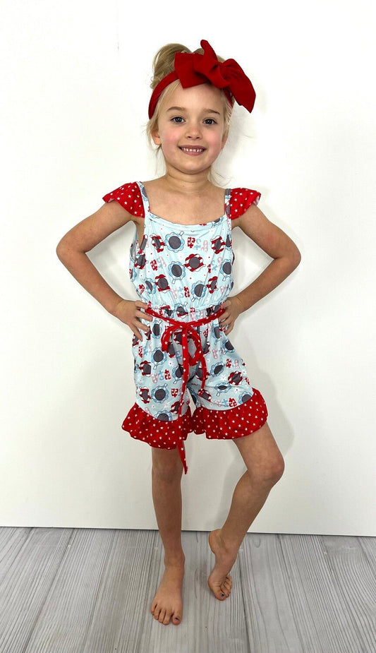 USA Sunnies Girls Romper
