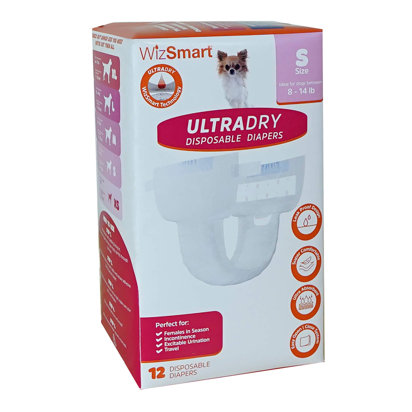 WizSmart UltraDry Disposable Diapers